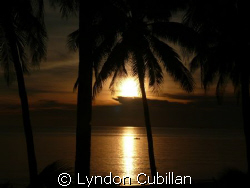 Decompression View. Sunset View after a deep dive in Mali... by Lyndon Cubillan 